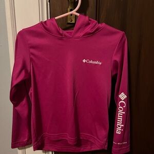 Columbia Kids' pink hooded long sleeve 4T
